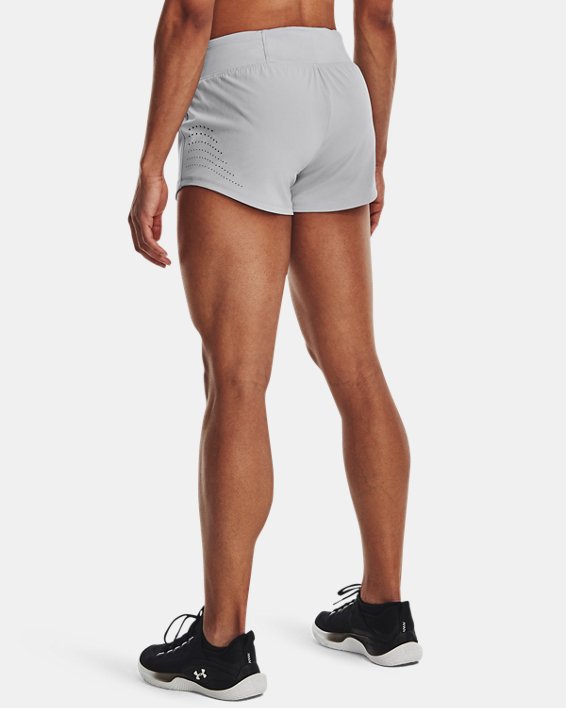 Women's UA Speedpocket Shorts, Gray, pdpMainDesktop image number 1